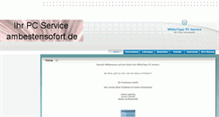 Desktop Screenshot of ambestensofort.de